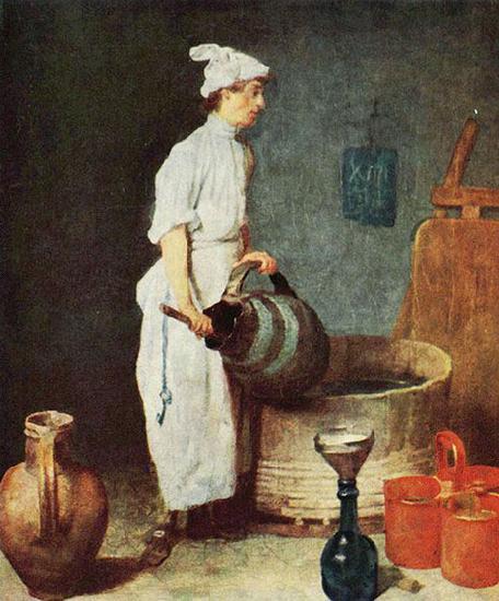 Jean Simeon Chardin Der Abwaschbursche in der Kneipe oil painting picture